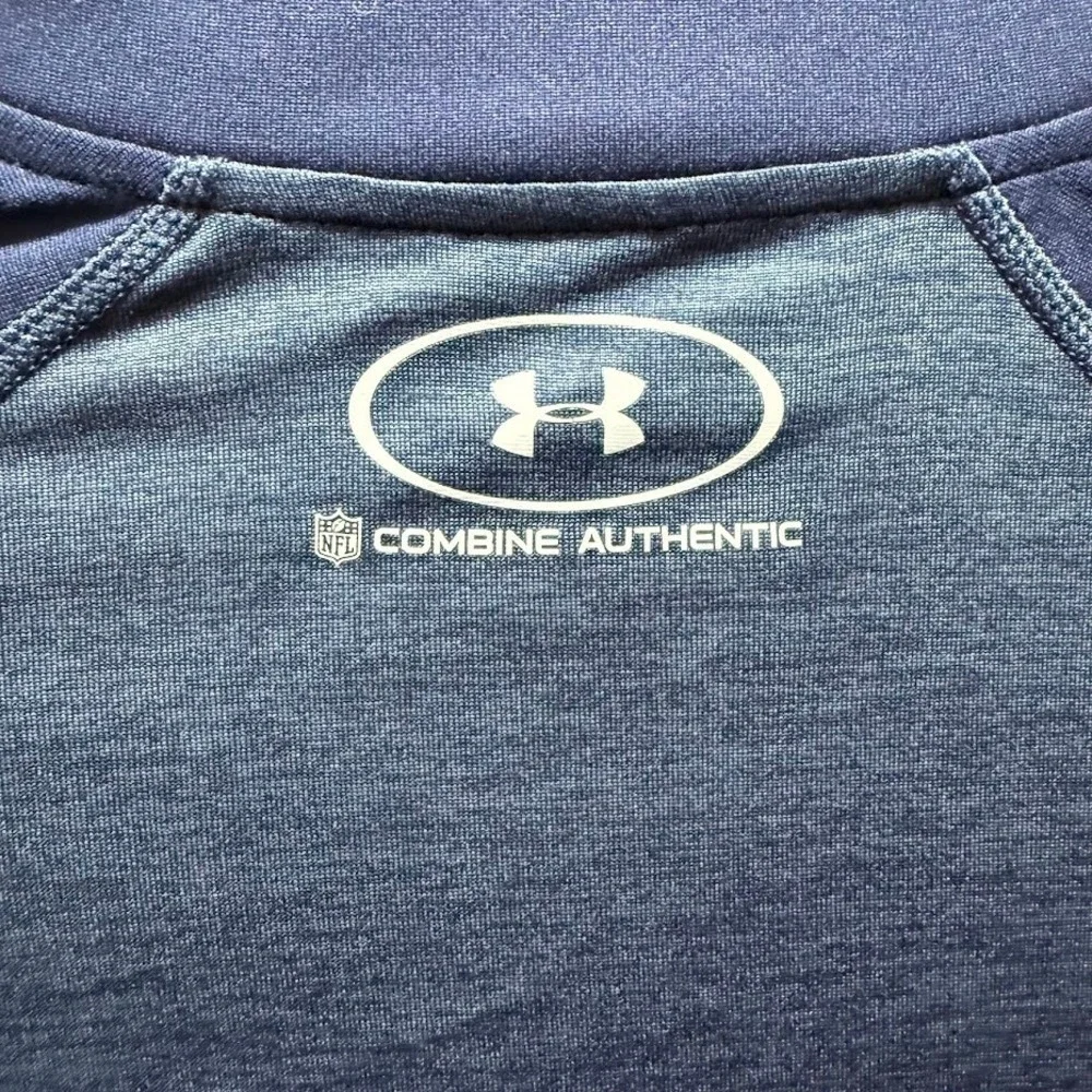 Under Armour Mens New England Patriots NFL Combine‎ Heatgear 1/4 Zip Pullover S